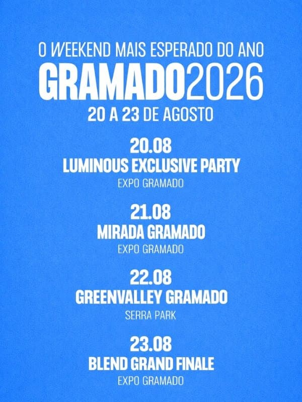 Gramado Weekend 2026